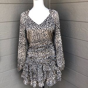 Skies Are Blue Animal Print Dress